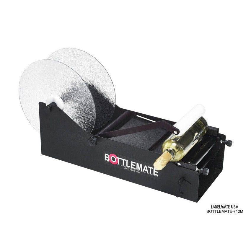 Labelmate Manual Bottle/Jar Label Applicator, 7" wide. 1 label per bottle - BOTTLEMATE-712M-Applicators-CardBoardCore